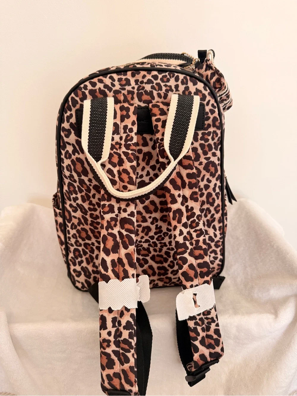 Juicy Couture Leopard Print Mini Backpack - Pink Brown